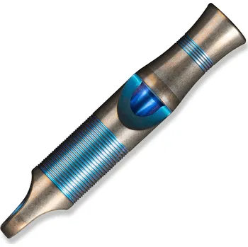 Vybavení pro přežití We Knife Titanová píšťalka modrá A-05BP