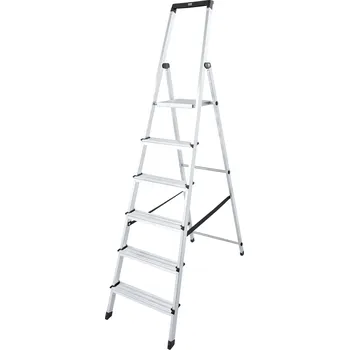 Železářství Basicline Schůdky, 1,8 m, 5 nášlapů, 150 kg&nbsp;126238