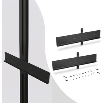 Šatní skříň EMUCA Montážní sada pro výsuvné koše do systému ZERO černá