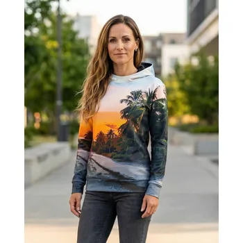 Dámská mikina Dámská funkční mikina premium ALTISPORT VOJ/ALW030MI01 MODRÁ XXXL