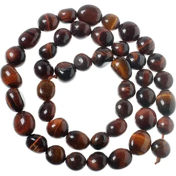 Dětské navlékací korálky Býčí oko, 7-10 mm (43 ks)