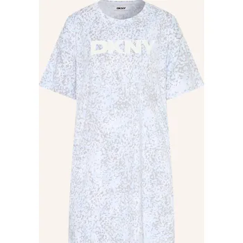 Dámská košile Dkny Dámská Noční Košile Spring Stories, tmavě modrá / šedá /...