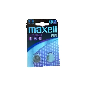 Článková baterie Baterie knoflíková CR 2016 Lithium Maxell blistr 2 ks