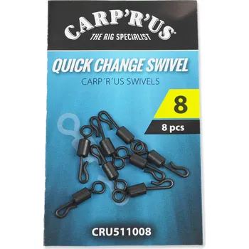 Carp´R´Us Quick Change Swivel - size 8, 8pcs