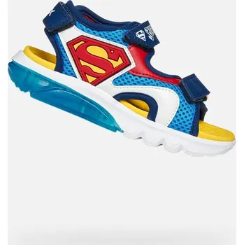 Chlapecké tenisky Geox Chlapecké Světle modré chlapecké svítící sandály Geox Ciberdron Modrá 24 (3006045)