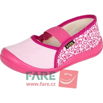 Dětská treková obuv FARE Dívčí baleríny 4116453 VEL. 25 (VÝPRODEJ)