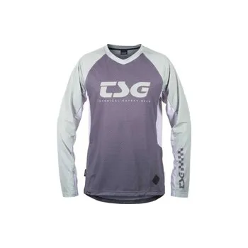 Cyklistika Dres TSG Breeze Jersey dlouhý rukáv limegrey, S