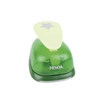 Kancelář HEYDA ozdobná kovová děrovačka velikost XXXL - hvězda 6,5 cm