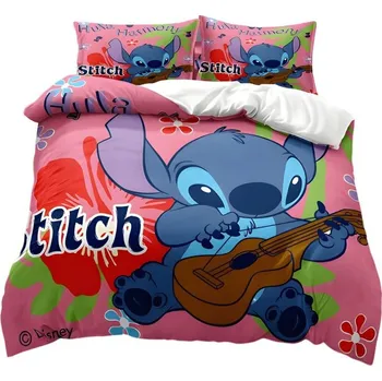 Povlečení Excellent 3dílná souprava povlečení růžová 135 × 200 cm - S kytarou