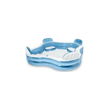 Dětský bazének Bazén INTEX 56475 nafukovací - s opěrkami 229x229x66 cm