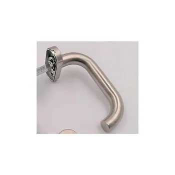 Dveřní kování Satos Klika HELEN L ovál rozeta NEREZ