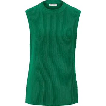 Dámská vesta 675877 - Tchibo - Vesta z hrubého úpletu - pro ženy - vel. L 44/46 - barva: zelená