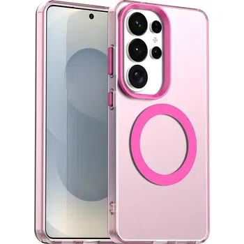 Pouzdro na mobilní telefon Techsuit - CandyCase MagSafe - Samsung Galaxy S26 Ultra - růžový