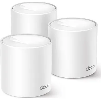 Počítač WiFi router TP-Link Deco X50 Pro(3-pack) AX3000, WiFi 6, 2x 2,5GLan, 2,4GHz/5GHz, HomeShield