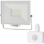 AVIDE Prémiový ultratenký LED reflektor bílý 30 W 3000 lm, denní, s čidlem pohybu