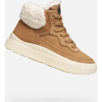 Dámská obuv Dívčí tenisky Geox Laquinny WPF hnědá 29