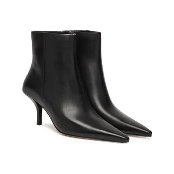 Dámské kozačky Polokozačky MICHAEL Michael Kors Selina 40F5SLME6L Černá 36