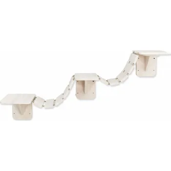 Trixie Most k připevnění na stěnu bílá 150x30cm