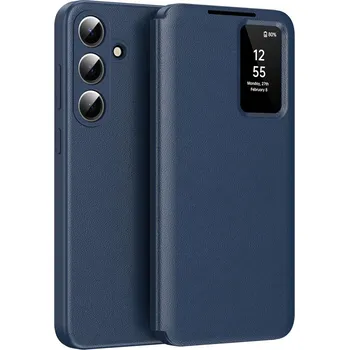 Pouzdro na mobilní telefon Techsuit - řada SmartView - Samsung Galaxy S26 - modrá