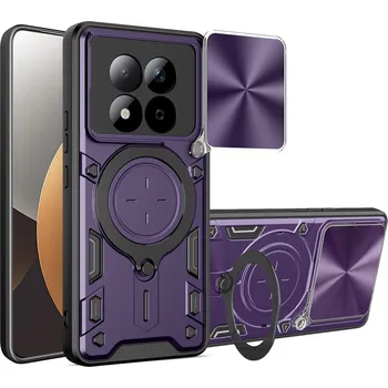 Pouzdro na mobilní telefon Techsuit - CamGuard Pro - Xiaomi Redmi Note 15 Pro 5G - fialová