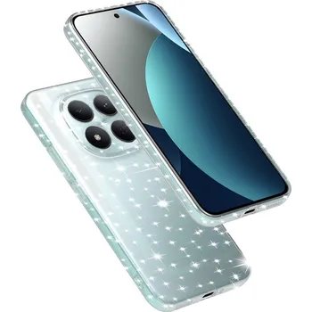 Pouzdro na mobilní telefon Techsuit - řada SparkleSkin - Xiaomi Redmi Note 15 Pro 5G - čirý