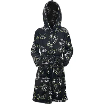 Dámský župan Excellent Plyšový župan černý vel. 116 - Legendární hráč