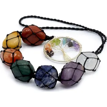 Závěsné čakrové kameny, strom života