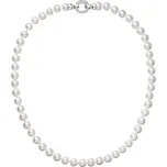 EVOLUTION GROUP 22003.1 stříbrný perlový náhrdelník (Ag925/1000, 35,0 g)