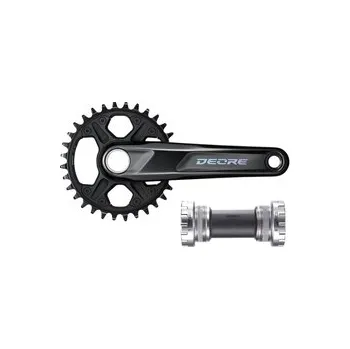 Převodník na kolo Jednopřevodník 175 mm 32z. Shimano Deore FC-M6100-1 včetně ložisek BSA pro 1x12 černé
