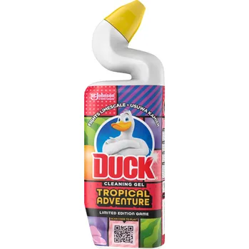 WC čistič Duck Tropical Sunshine, tekutý WC čistič, 750 ml