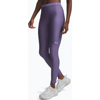 Dámské legíny Dámské tréninkové legíny Under Armour HeatGear purple luxe/purple crest