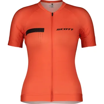 Cyklistické oblečení SCOTT Cyklistický dres s krátkým rukávem - PRO - oranžová S