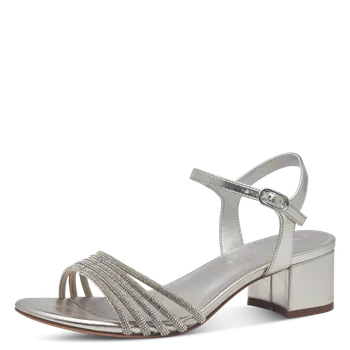 Dámské sandále DÁMSKÉ SANDÁLY TAMARIS 1-28248-44 957 STŘÍBRNÁ Barva: STŘÍBRNÁ, Velikost: 39