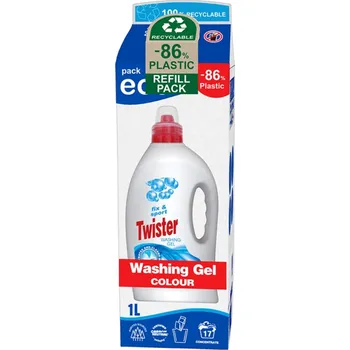Prací gel Twister prací gel na barevné 17 dávek, 1 L