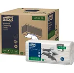 TORK 473179 – Tork skládaná kuchyňská utěrka na čištění W4, netkaná text., bílé, 4x 75 útr - Karton