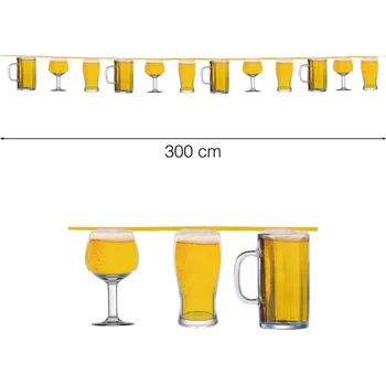Party girlanda Pivo 3 m
