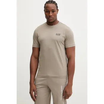 Pánské tričko Bavlněné tričko EA7 Emporio Armani PJVPZ.8NPT25 béžová 80X, vel. XL
