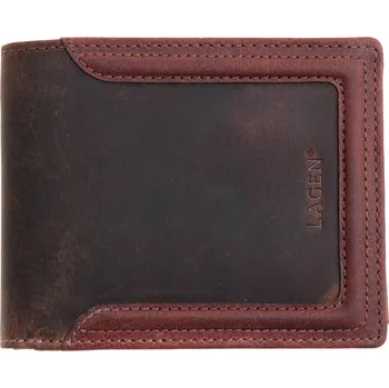 Peněženka Lagen Pánská kožená peněženka BLC-5960-224 koňaková s RFID