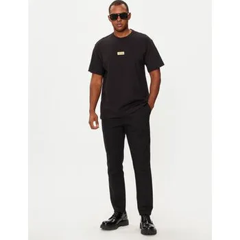 Pánské oblečení Versace Jeans Couture T-Shirt 77GAHT08 Černá Regular Fit M