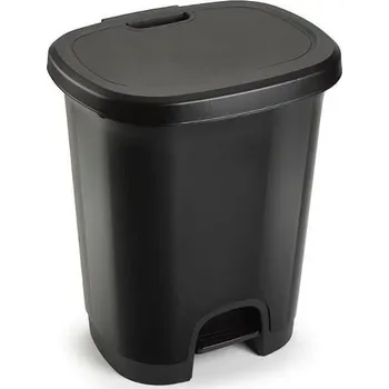 Odpadkový koš Plastic Forte COLOR Koš na odpad 27 l ČERNÝ bez vložky s pedálem