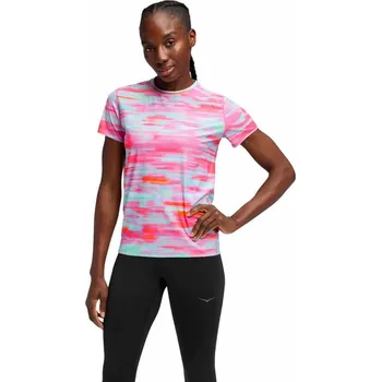 Dámské funkční tričko s krátkým rukávem Hoka AIROLITE SLEEVE 2.0 W růžové 1175774P-PNKB - XS | UK 11 | US 12
