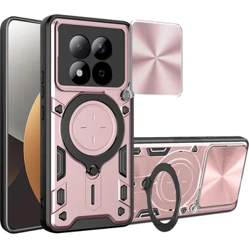 Pouzdro na mobilní telefon Techsuit - CamGuard Pro - Xiaomi Redmi Note 15 Pro 5G - Rose Gold