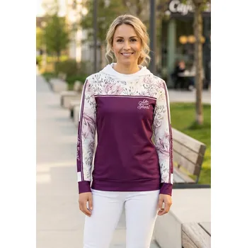 Dámská mikina Dámská mikina premium ALTISPORT VOJ/ALW008MI01 VÍNOVÁ L