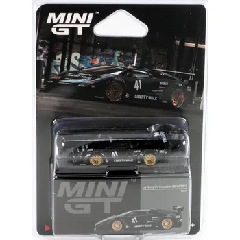 autíčko Lamborghini Countach LB-Works Black blistr 1:64 - MiniGT Lamborghini Countach - kovový model
