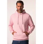 JP1880, Plus size Mikina JP1880, kapuce, klokaní kapsa, do 8XL pro plnoštíhlé nadměrná velikost, 825950502-1455, růžový, 6XL, Plus size oblečení, Oblečení pro vysoké muže, Nadměrné velikosti, Oblečení pro plnoštíhlé.