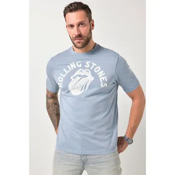 Pánské tričko JP1880, Plus size Tričko JP1880, kolekce hudební skupiny, Rolling Stones, krátké rukávy, vintage, do 8XL pro plnoštíhlé nadměrná velikost, 846221720-1455, modrý, 6XL, Plus size oblečení, Oblečení pro vysoké muže, Nadměrné velikosti, Oblečení pro plnoštíhl
