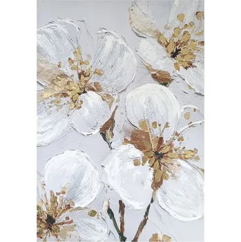 Obraz Obraz na plátně Okvětní lístky, 100 × 70 cm, ručně malovaný&nbsp;CA-18713