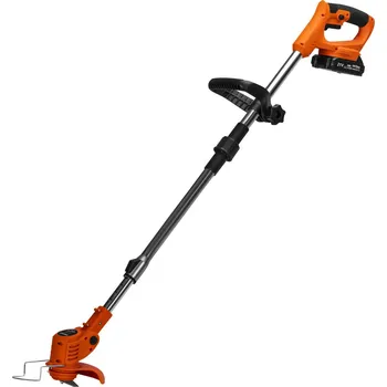 Zahradní technika Akumulátorový vyžínač 21V 2x2Ah 1000W s příslušenstvím, Kraft&Dele KD5129