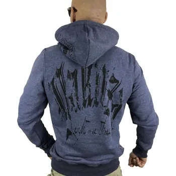 Pánská mikina Pánská mikina Yakuza HOB-9063 blue melange velikost: M