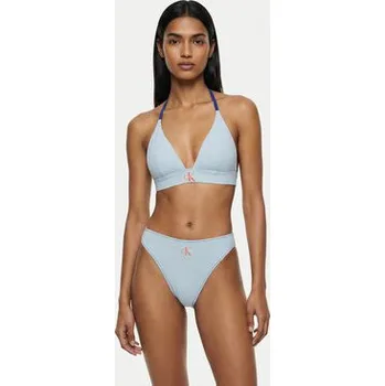 Dámské plavky Calvin Klein Swimwear Vrchní část bikin LV00Q61225 Modrá M